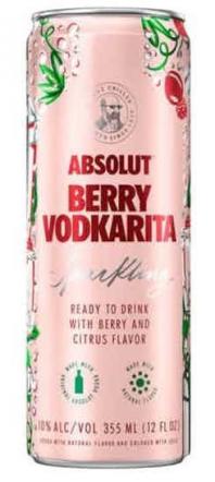 Absolut - Berry Vodkarita Sparkling (12oz can) (12oz can)