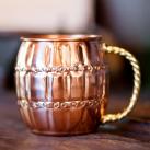 Butte Copper Company - Shiny Copper Cask Barrel Copper Mule Mug