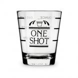 0 True Brands - Bullseye Measured Shot Glass 1.5 Oz